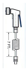 Spray Gun, N2 ,Coil Flex HoseTeqcom